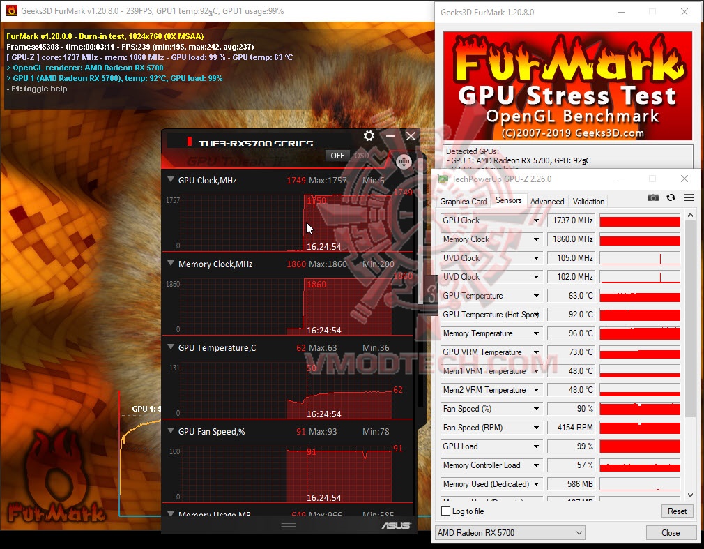 furoc ASUS Radeon RX 5700 TUF Gaming OC Edition Review