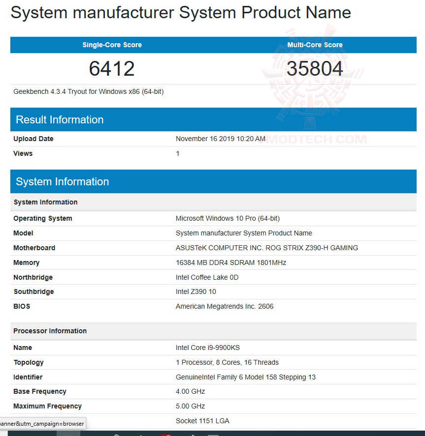 geek4 INTEL CORE I9 9900KS PROCESSOR REVIEW