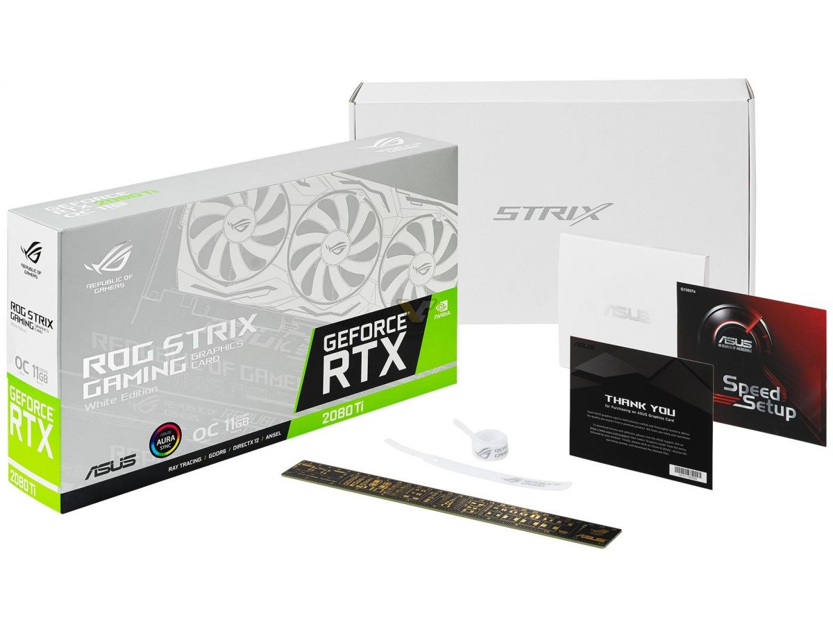 asus rog strix white 2080ti 5 เผยรูปการ์ดจอ ASUS ROG STRIX GeForce RTX 2080 Ti รุ่นใหม่ล่าสุด