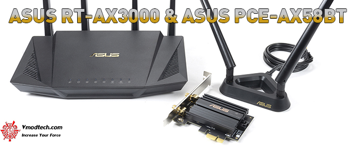 main1 ASUS RT AX3000 & ASUS PCE AX58BT WiFi 6 Review