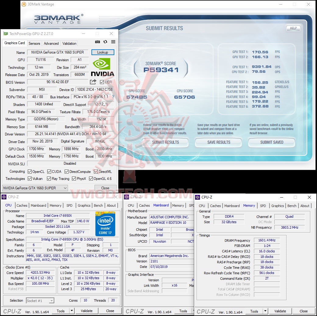 vanoc MSI Geforce GTX 1660 Super GAMING X Review