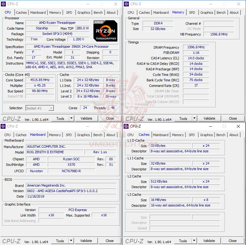cpuid 45 max boost AMD RYZEN THREADRIPPER 3960X PROCESSOR REVIEW