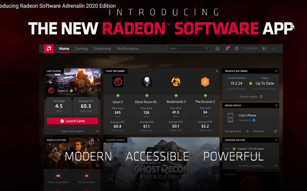 2019 12 13 2 33 58 เพิ่มประสบการณ์การใช้งานกราฟิกการ์ด AMD Radeon™ ของคุณด้วยซอฟต์แวร์ AMD Radeon™ Software Adrenalin 2020 Edition