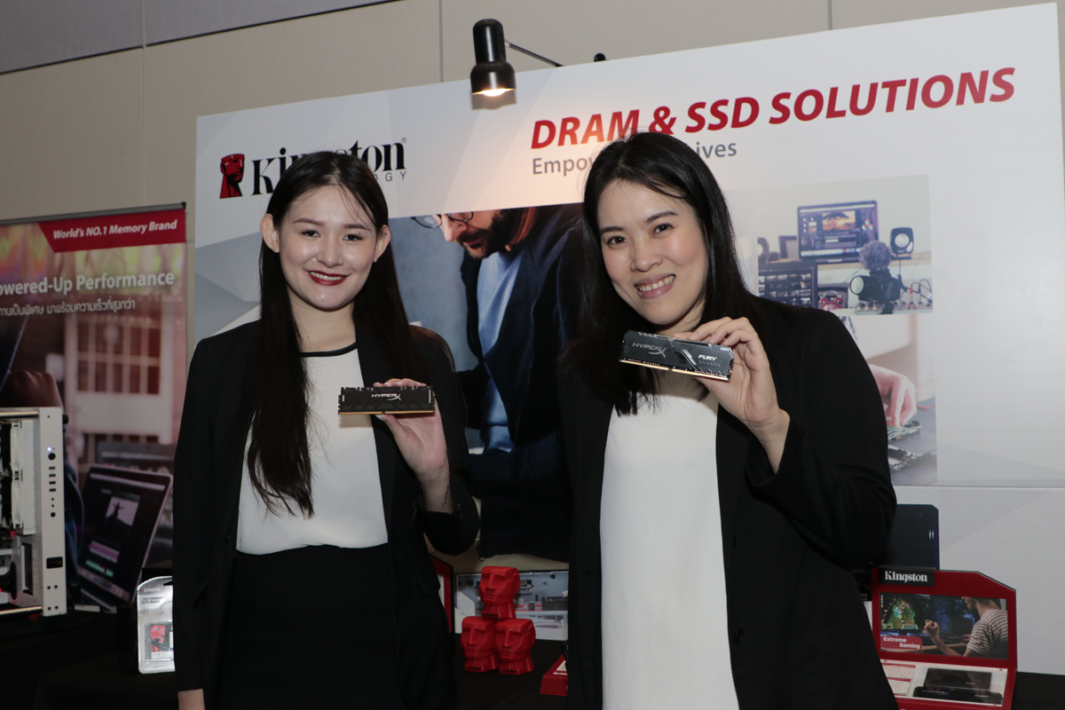  mg 7164 คิงส์ตัน โชว์เคสไลน์ผลิตภัณฑ์หน่วยความจำพร้อมโซลูชั่นเต็มรูปแบบภายใต้คอนเซ็ปต์ ‘Kingston is everywhere with you’ ผลิตภัณฑ์คิงส์ตัน มอบประสิทธิภาพสูงสุด รับประกันตลอดอายุการใช้งาน
