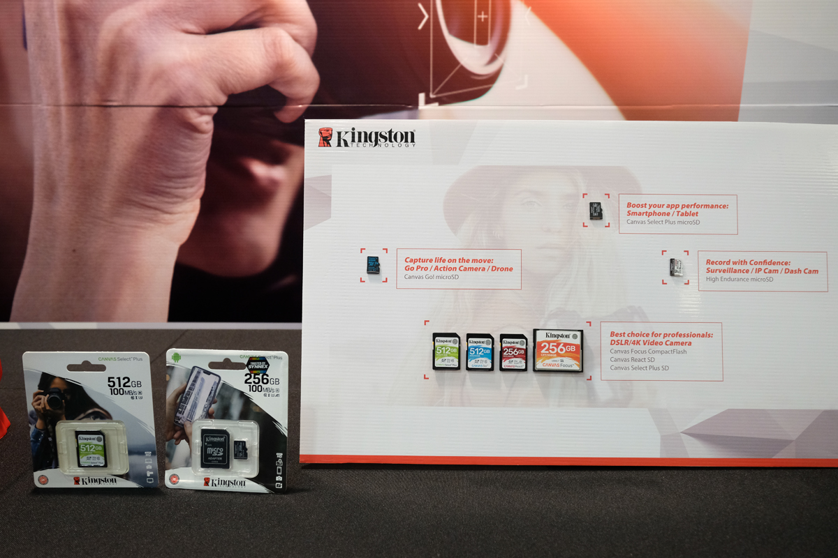canvas select plus memory cards คิงส์ตัน โชว์เคสไลน์ผลิตภัณฑ์หน่วยความจำพร้อมโซลูชั่นเต็มรูปแบบภายใต้คอนเซ็ปต์ ‘Kingston is everywhere with you’ ผลิตภัณฑ์คิงส์ตัน มอบประสิทธิภาพสูงสุด รับประกันตลอดอายุการใช้งาน