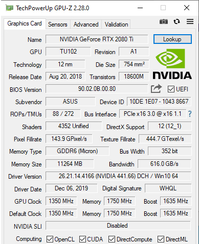 gpuz gpuz MSI Creator TRX40 Review