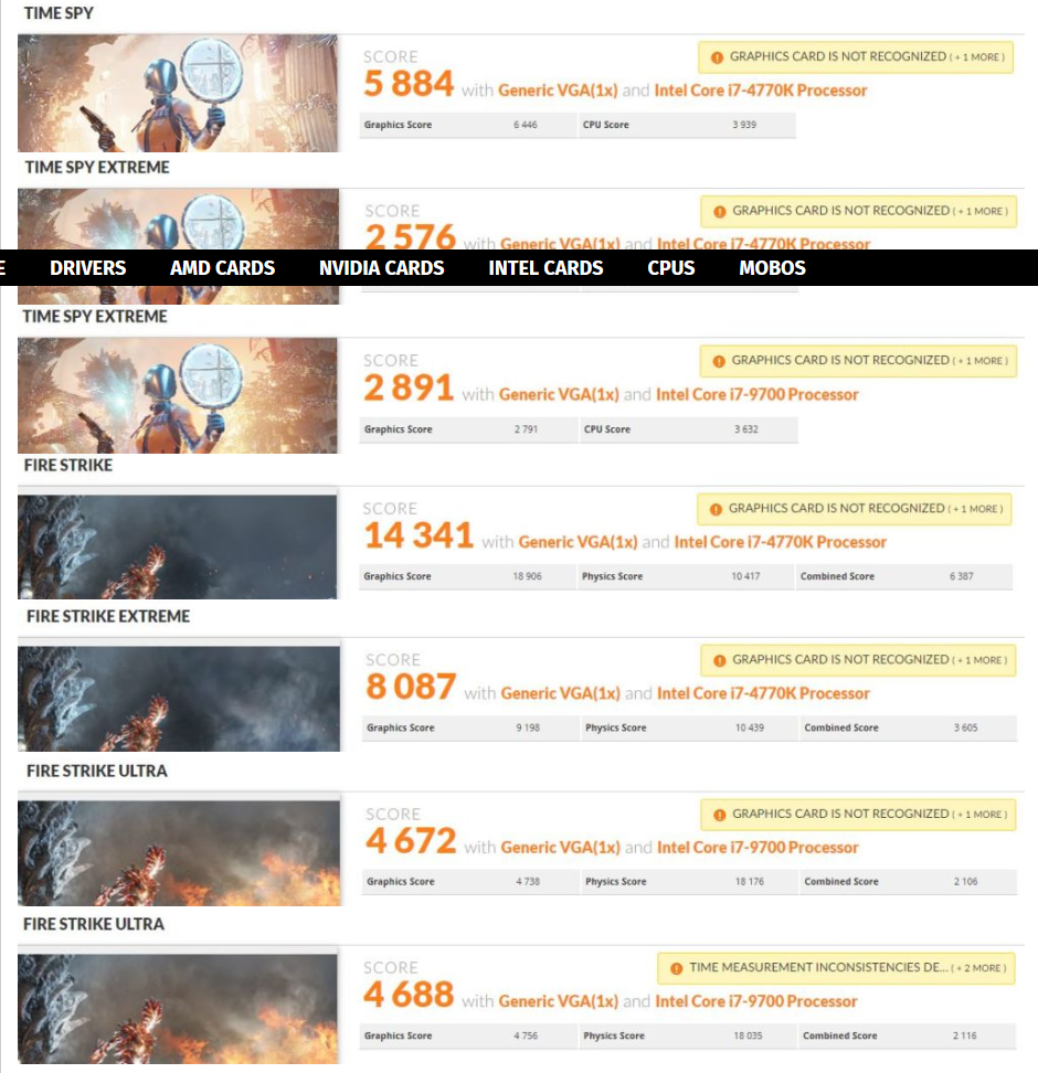 screenshot 2019 12 23 alleged amd radeon rx 5600 xt 3dmark benchmark results leak videocardz com หลุดผลทดสอบ AMD Radeon RX 5600 XT อย่างไม่เป็นทางการแรงแซง GTX 1660Ti ในโปรแกรม 3DMark กันเลยทีเดียว
