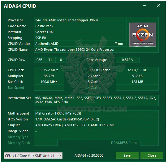 aida64 MSI Creator TRX40 Review