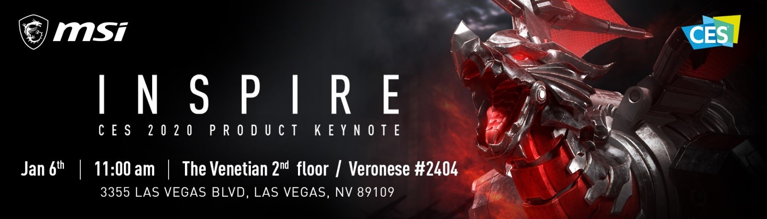 1 1 MSI เตรียมเปิดตัวสินค้าสำหรับ เกมเมอร์ และ คอนเทค ครีเอเตอร์ ที่งาน CES 2020