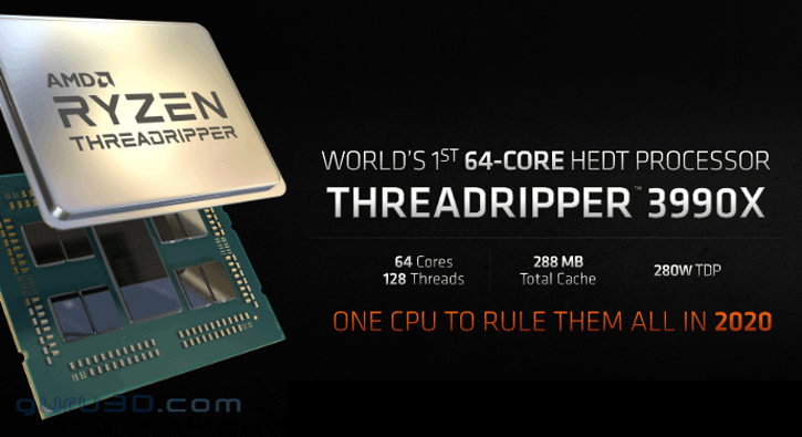 untitled-1 untitled 1 AMD เปิดตัวซีพียู AMD Ryzen Threadripper 3990X 64C/128T ความเร็ว 4.3 GHz Turbo วางจำหน่ายในราคา 3990 USD หรือประมาณ 119,700บาทไทย
