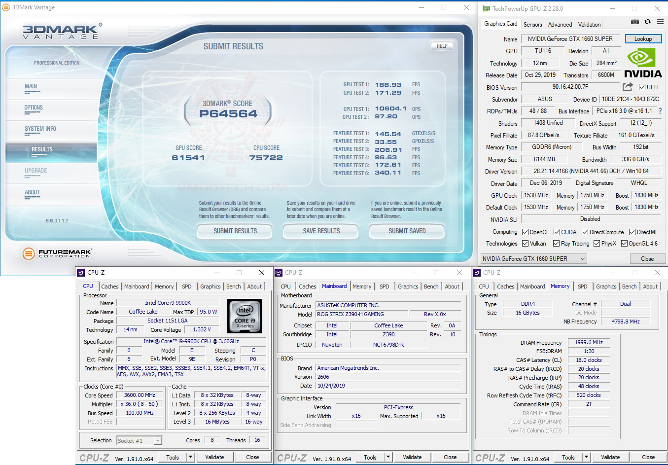 vt ASUS TUF Gaming GeForce GTX 1660 SUPER OC Edition 6GB GDDR6 Review