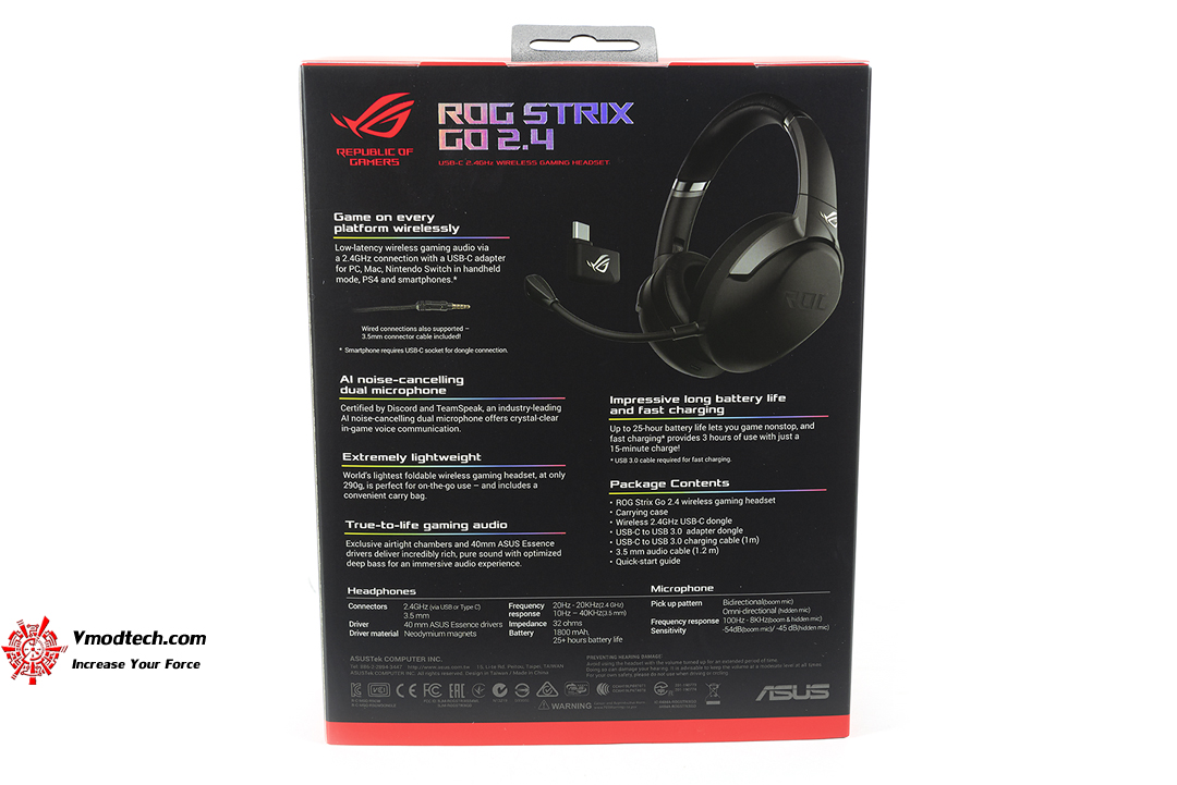 tpp 6874 ASUS ROG Strix Go 2.4 USB C 2.4 GHz Wireless Gaming Headset Review