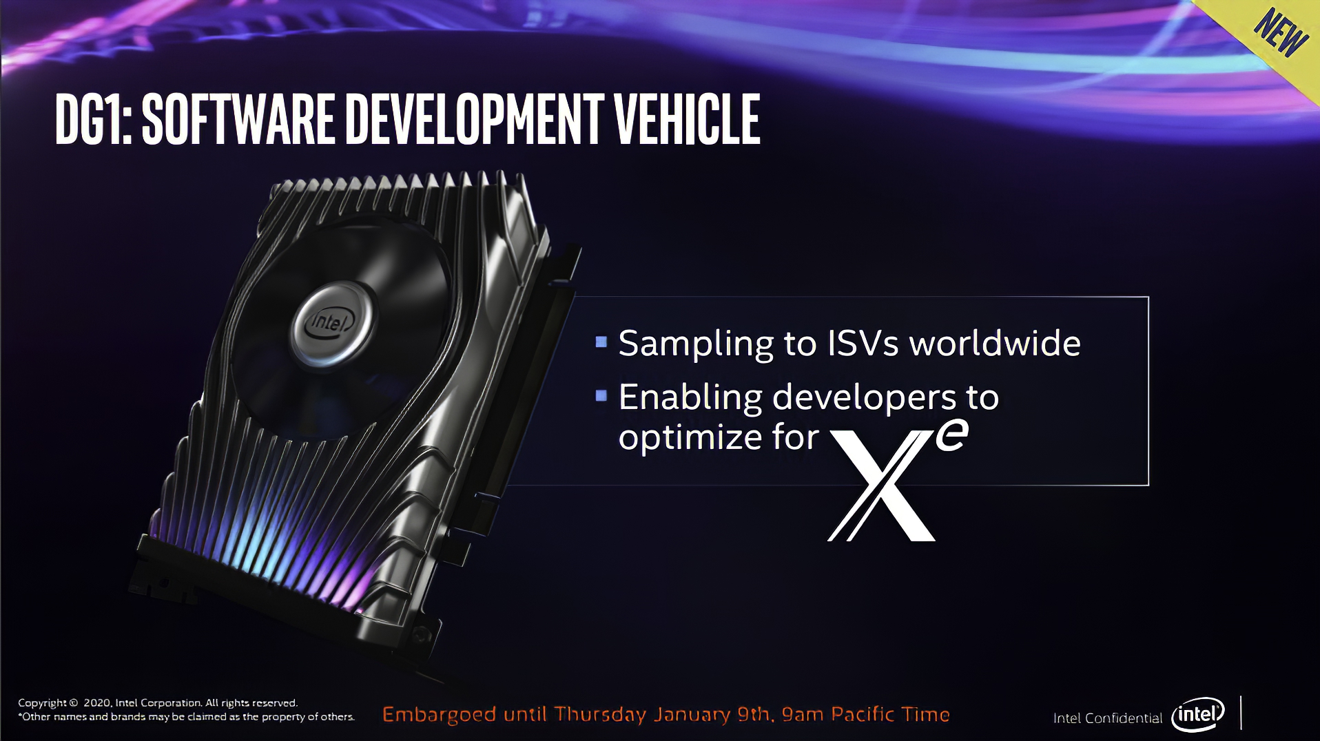 intel-dg1-xe-graphics-sdv-2 intel dg1 xe graphics sdv 2 Intel เปิดตัวการ์ดจอต้นแบบ Intel Xe DG1 ที่ออกแบบให้ใช้งาน 3กลุ่มหลัก Xe LP , Xe HP , และ Xe HPC