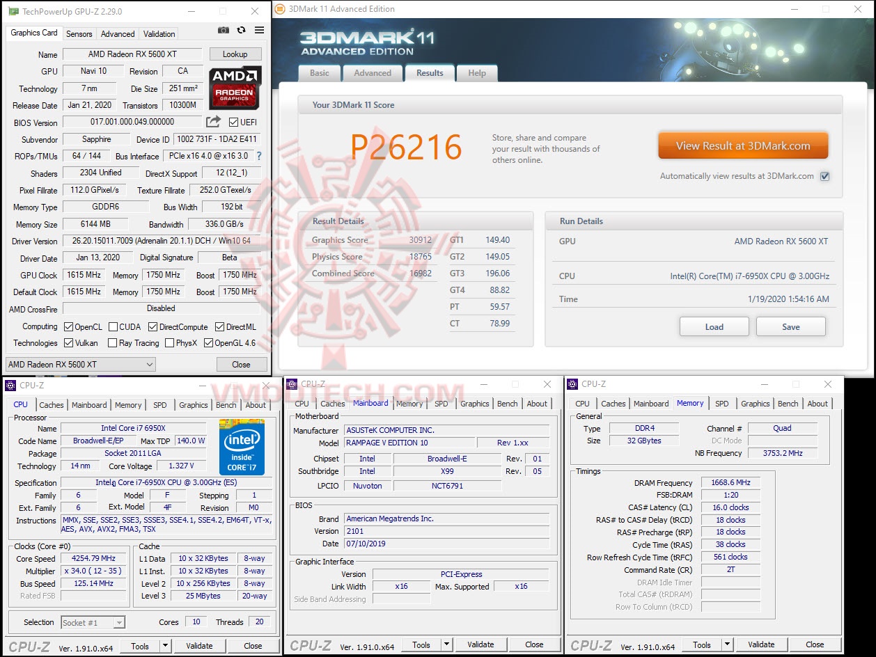 11p Sapphire Radeon RX 5600 XT Pulse 6GB GDDR6 Review