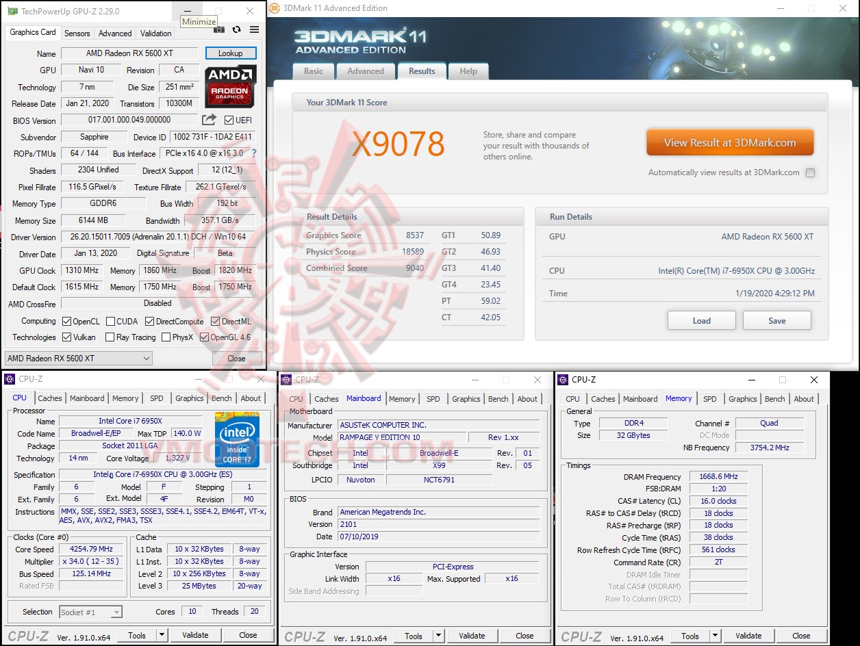 11xoc Sapphire Radeon RX 5600 XT Pulse 6GB GDDR6 Review