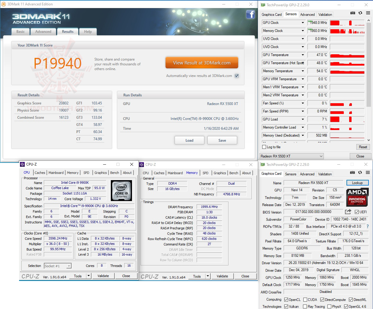 11 oc PowerColor Red Dragon Radeon RX 5500 XT Review