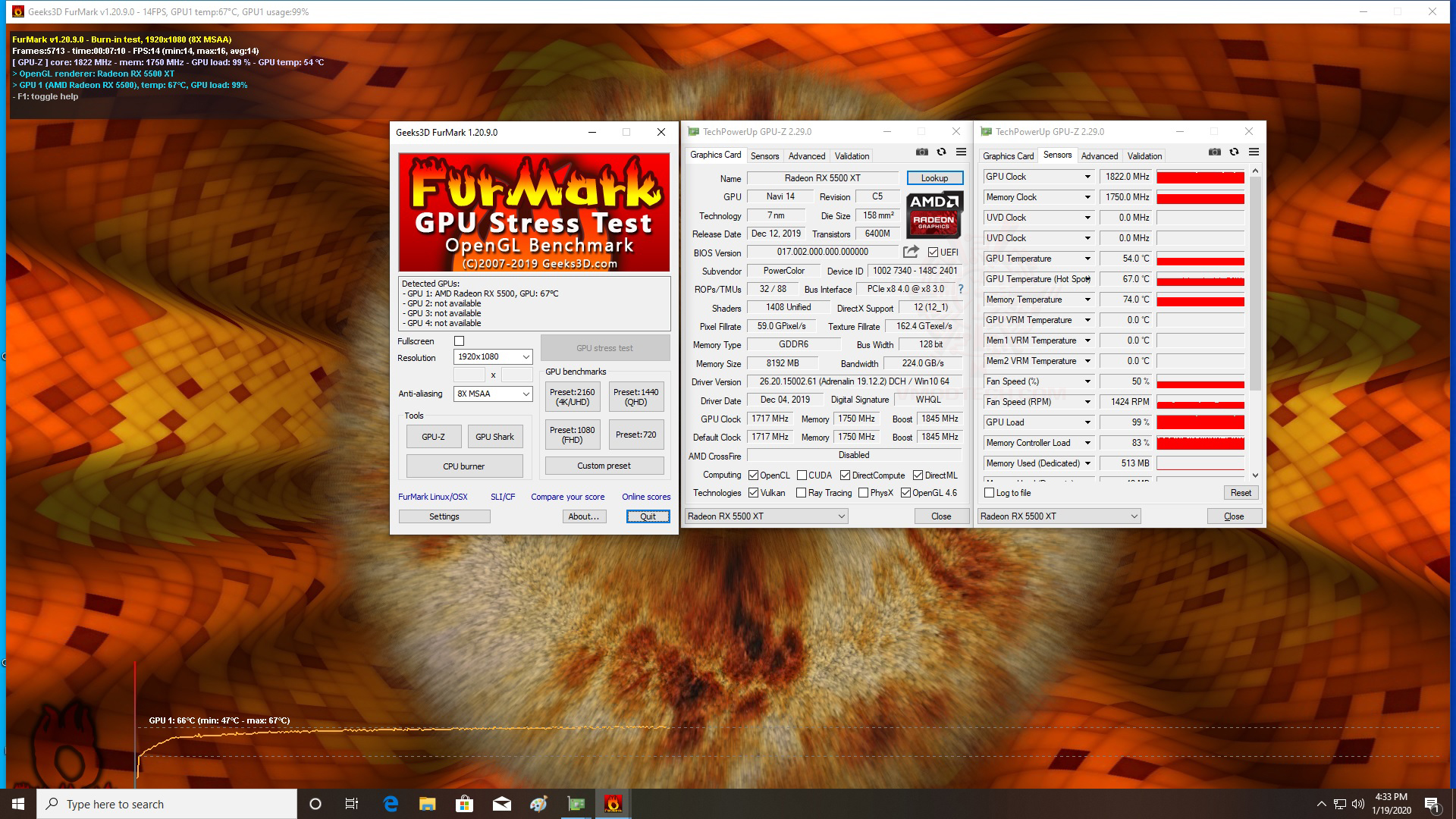 frm PowerColor Red Dragon Radeon RX 5500 XT Review