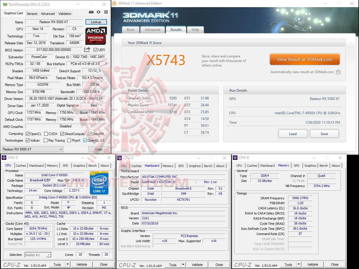 11x PowerColor Red Dragon Radeon RX 5500 XT EP2 Review