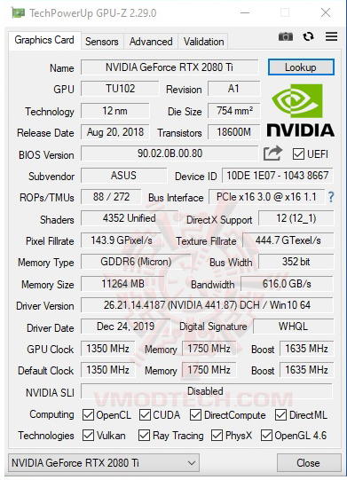 gpuz gpuz MSI MEG X570 Unify Review