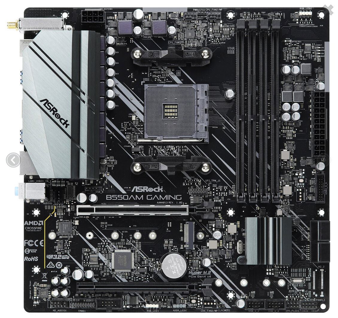 2020 02 16 8 29 42 เผยภาพเมนบอร์ด ASRock B550AM Gaming ชิบเซ็ต B550 รุ่นใหม่ล่าสุดก่อนเปิดตัวอย่างเป็นทางการ