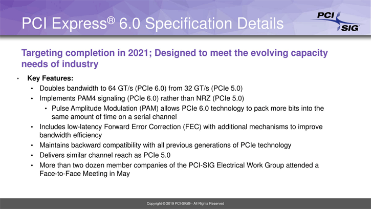 untitled 2 เผยสเปก PCIe 6.0 รับส่งข้อมูลเร็วถึง 64 GT/s แรงกว่า PCIe 5.0 ถึง 2เท่ากันเลยทีเดียว ส่วน PCIe 5.0 เตรียมใช้งานจริงเร็วๆนี้ 
