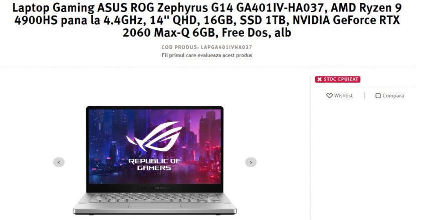 asus-rog-zephyrus-g14-ga401iv-ha037-amd-ryzen-9-4900hs-850x439 asus rog zephyrus g14 ga401iv ha037 amd ryzen 9 4900hs 850x439 พบข้อมูล AMD Ryzen 9 4900HS มีจำนวนคอร์ 8C/16T ความเร็วสูงสุดมากถึง 4.4 GHz กันเลยทีเดียว