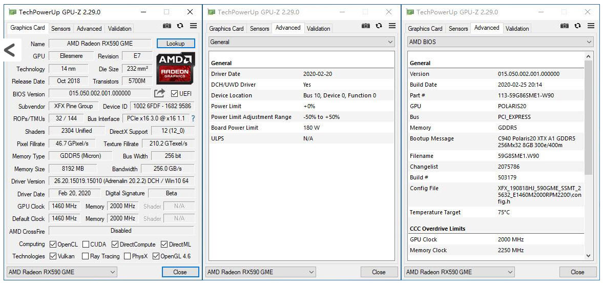 2020-03-10_9-03-31 2020 03 10 9 03 31 หลุดผลทดสอบการ์ดจอ Radeon RX 590 GME รุ่นพิเศษแรงกว่า GTX 1650 Super และ RX 5500XT คาดราคาถูกลง 5%