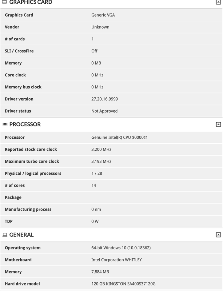 untitled-1 untitled 1 หลุดข้อมูลซีพียู Cooper Lake SP 14C/28T ความเร็ว 3.2GHz แพลตฟอร์มเซิฟเวอร์ที่คาดว่าจะเปิดตัวคู่กับซีพียู Comet Lake S ของทางฝั่งเดสก์ท็อป