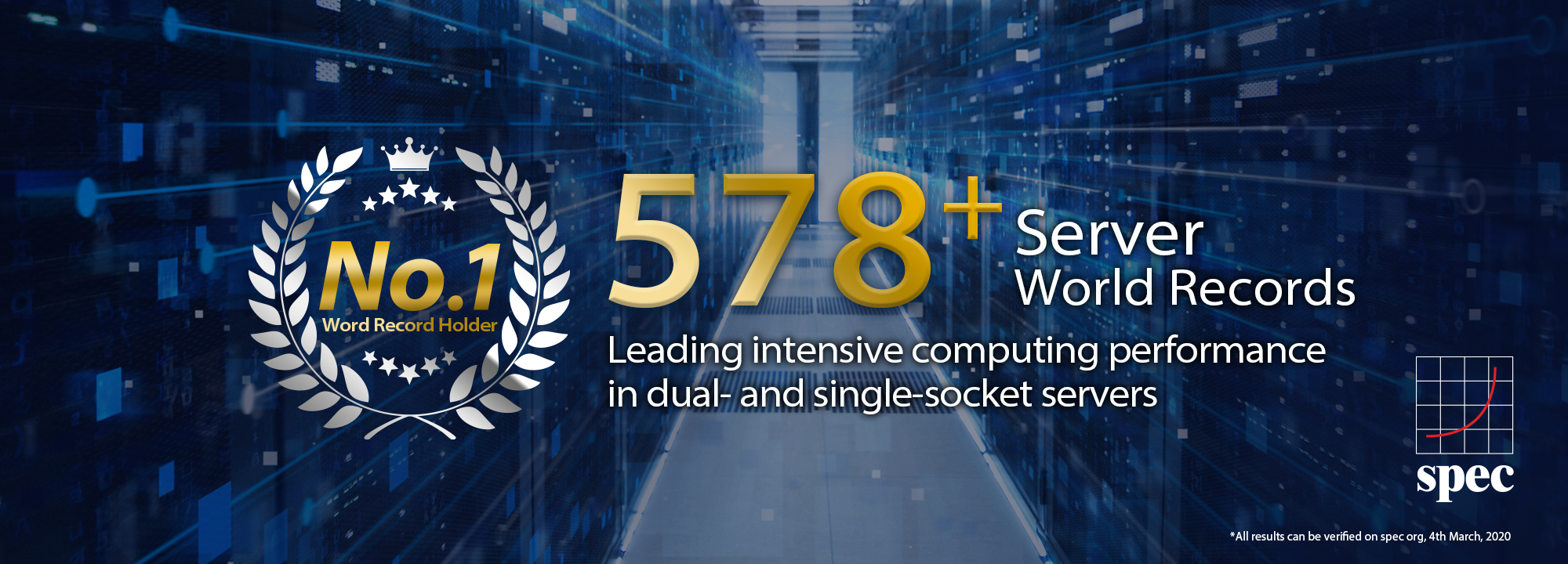 asus server 578 world records asus site banner เอซุสสร้างสถิตโลกสำหรับประสิทธิภาพของเซิร์ฟเวอร์ทั้งในแบบ Single Socket และ Dual Socket จากเว็ปไซต์ SPEC.org