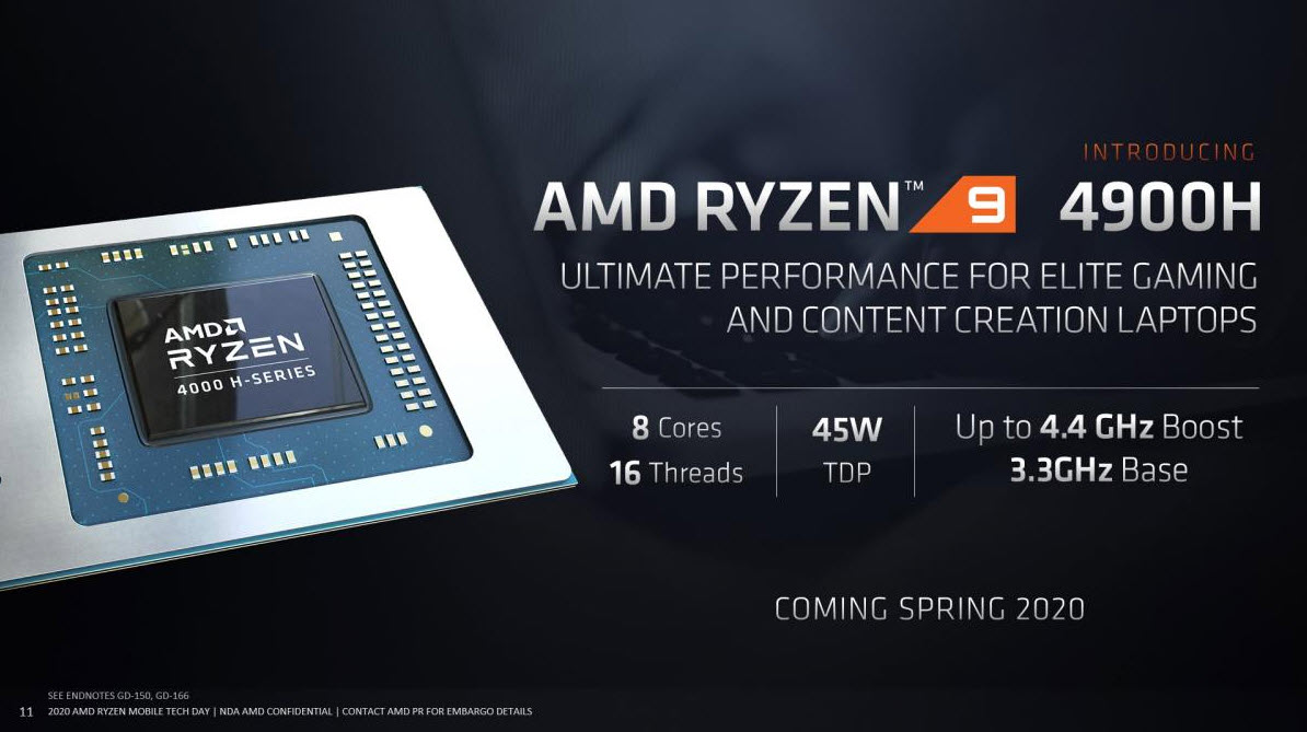 2020 03 17 8 53 53 AMD เผยรายละเอียดเพิ่มเติมของโปรเซสเซอร์ AMD Ryzen Mobile 4000 Series และแนะนำโปรเซสเซอร์ AMD Ryzen 9 4000H Series สำหรับเกมมิ่งโน๊ตบุ้ค