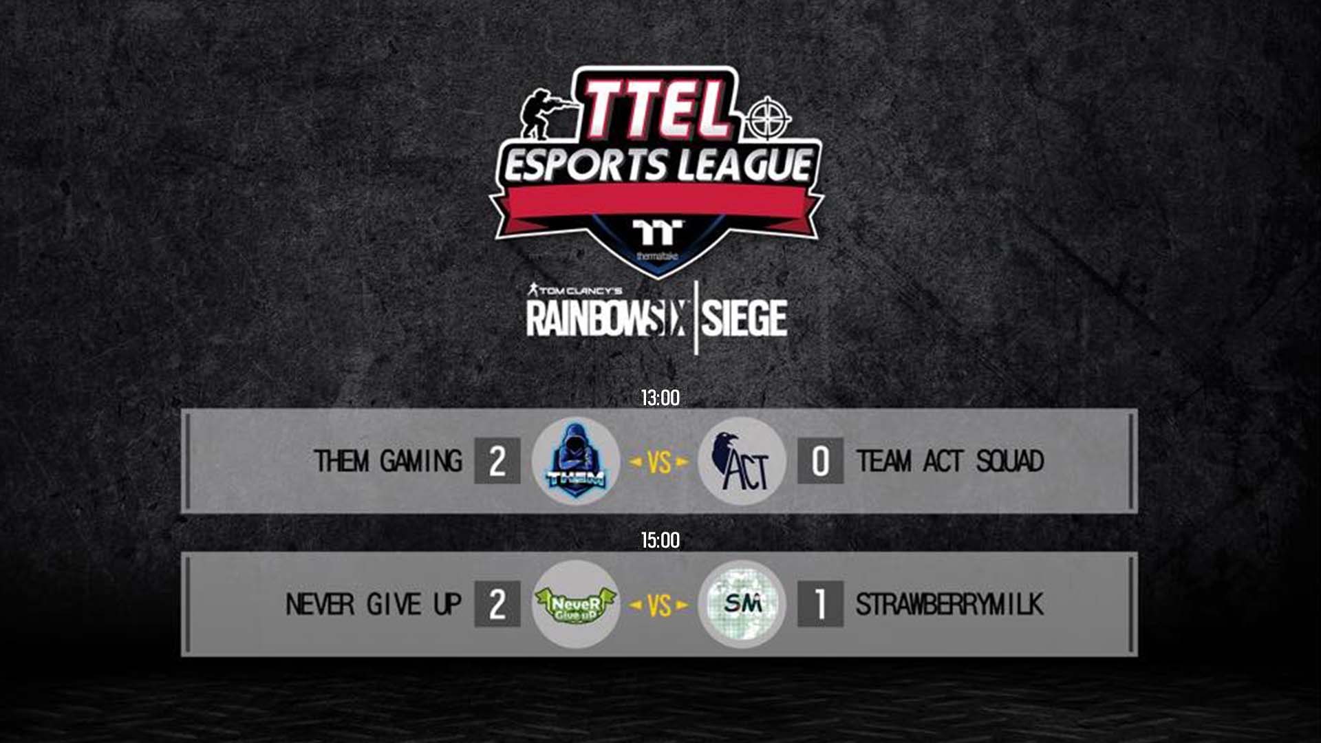 2020 ttel thermaltake esports league rainbow six siege taiwan tournament online qualifiers march15 Thermaltake ประกาศผลการแข่งขันรอบคัดเลือก 2020 TTEL Thermaltake Esports League : Tom Clancy’s Rainbow Six Siege เมื่อวันที่ 14 15 มีนาคม 2020 ที่ผ่านมา 