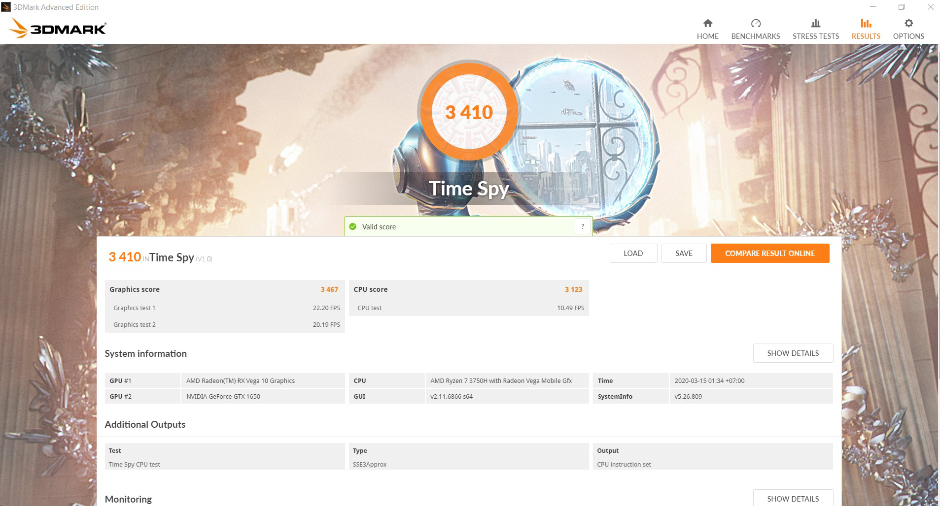 spy ACER NITRO 5 AN515 43 R0T3 AMD RYZEN 7 3750H VGA GTX 1650 120HZ IPS REVIEW 
