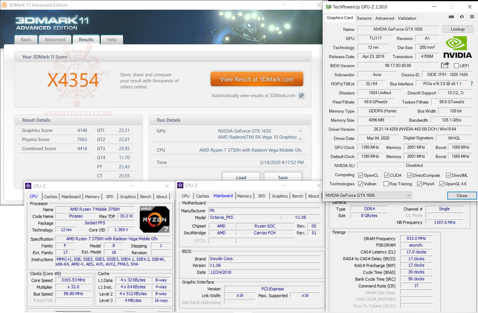 11x ACER NITRO 5 AN515 43 R0T3 AMD RYZEN 7 3750H VGA GTX 1650 120HZ IPS REVIEW 
