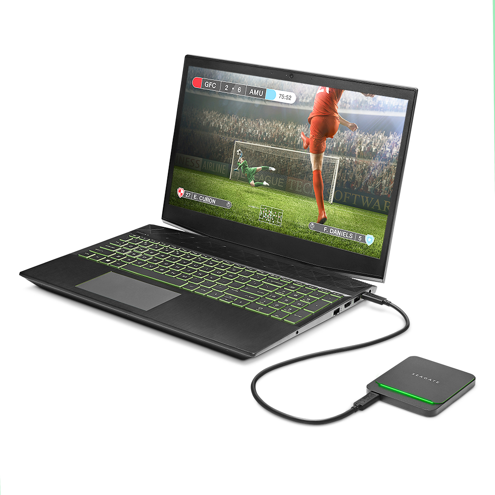 barracuda fast ssd connect to laptop2 ซีเกท เปิดตัว “BarraCuda® Fast SSD” SSD ขนาดพกพา ประสิทธิภาพชั้นเลิศ ตอบโจทย์คอเกมเจนใหม่ 