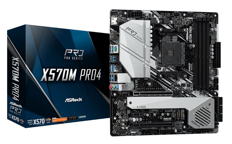 asrock x570m pro4 box ASRock X570M PRO4 ฟีเจอร์ใหม่เต็มพิกัด เพิ่มพลังให้ผู้ใช้มืออาชีพ