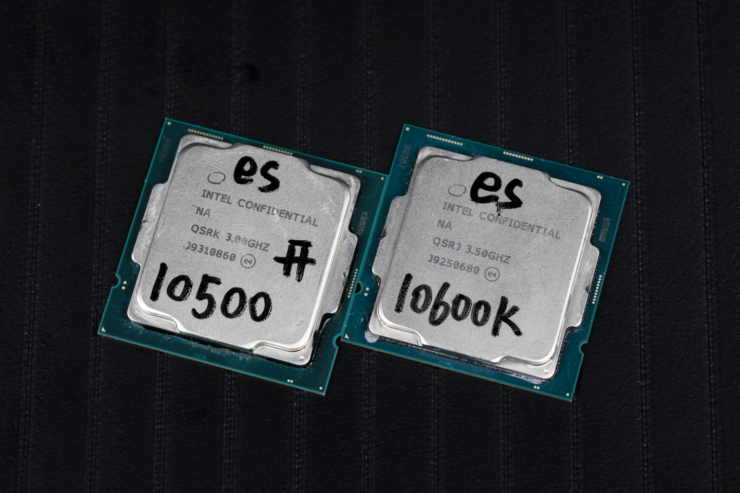 intel-10th-gen-comet-lake-s-desktop-cpus_core-i5-10500-core-i5-10600k-740x493 intel 10th gen comet lake s desktop cpus core i5 10500 core i5 10600k 740x493 หลุดรูปภาพและผลทดสอบซีพียู Core i7 10700, Core i5 10600K, Core i5 10500 และ Core i5 10400 อย่างไม่เป็นทางการ