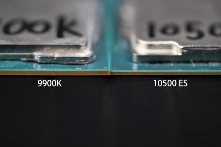 intel 10th gen comet lake s desktop cpus core i5 10500 es pcb 740x493 หลุดรูปภาพและผลทดสอบซีพียู Core i7 10700, Core i5 10600K, Core i5 10500 และ Core i5 10400 อย่างไม่เป็นทางการ 