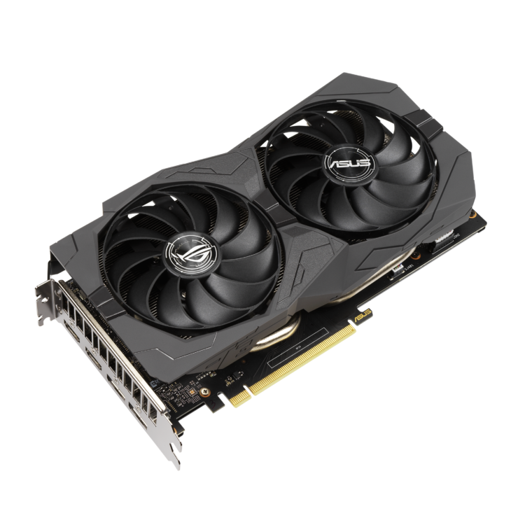 rog strix gtx1650 d6 3d 1 740x740 เอซุสเปิดตัวการ์ดจอ ASUS GeForce GTX 1650 D6 ซีรี่ย์ที่มาพร้อมแรม GDDR6 ในรุ่น ROG Strix และ TUF Gaming รุ่นใหม่ล่าสุด