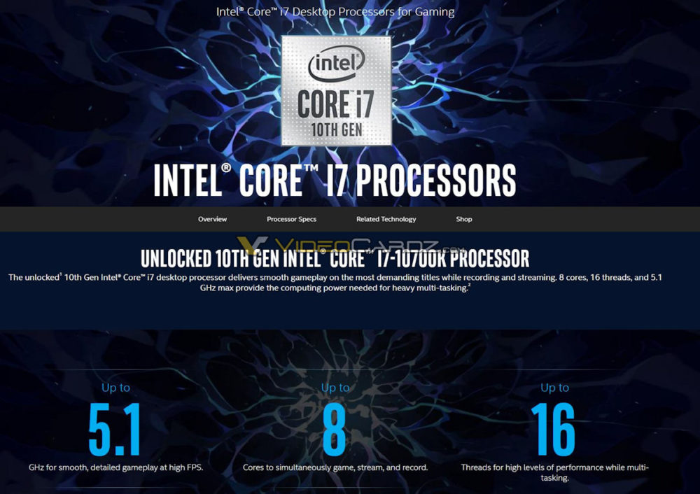 intel-core-i7-10700k-specs-1000x706 intel core i7 10700k specs 1000x706 ลือ!! Intel Core i9 10900K, Core i7 10700K และ Core i5 10600K คาดเปิดตัวก่อน 3รุ่นในวันที่ 30เมษายนที่จะถึงนี้