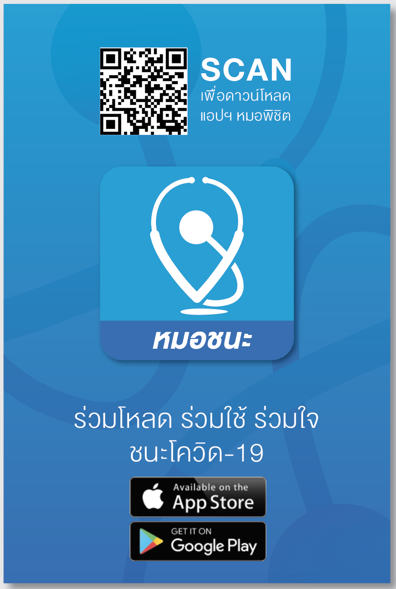 “หมอชนะ” แอปพลิเคชันเพื่อการระวังภัยโควิด-19 ลดความเสี่ยงบุคลากรทางการแพทย์ในภารกิจพิชิตไวรัสร้าย