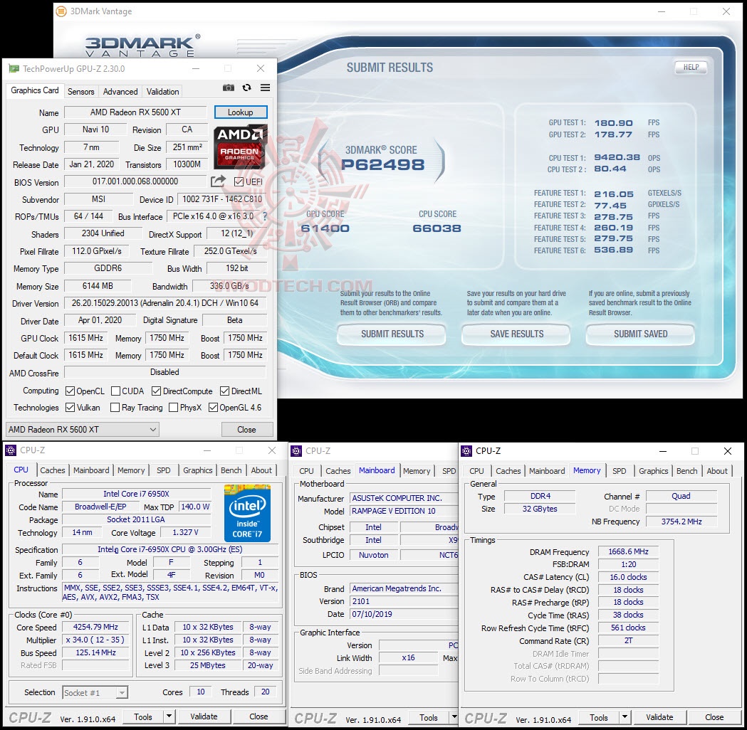 van MSI Radeon RX 5600 XT GAMING X Review