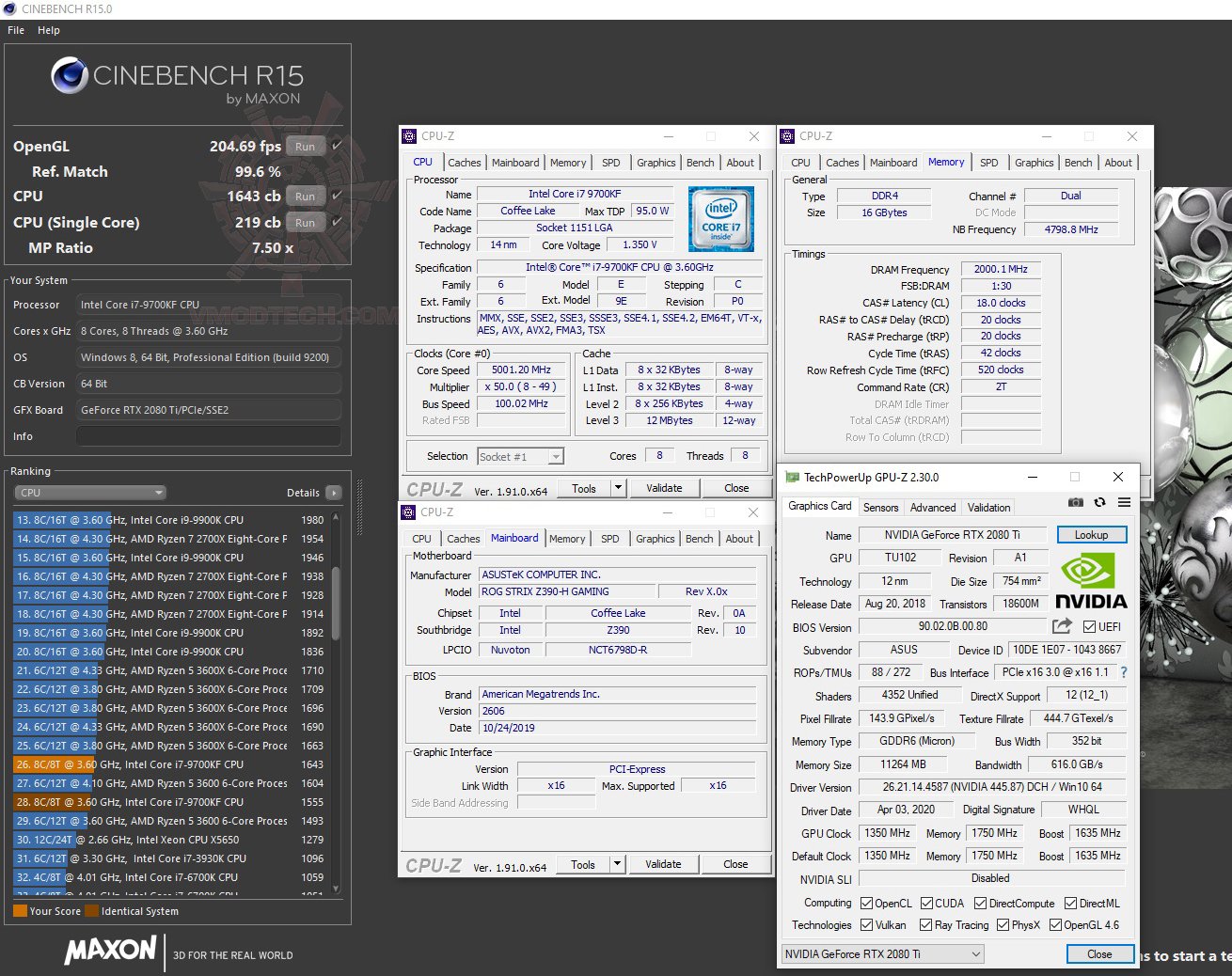 c15 oc INTEL CORE i7 9700KF PROCESSOR REVIEW