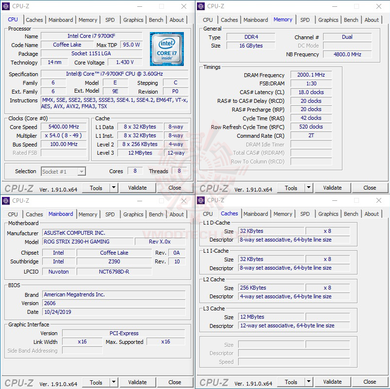 cpuid maxx INTEL CORE i7 9700KF PROCESSOR REVIEW