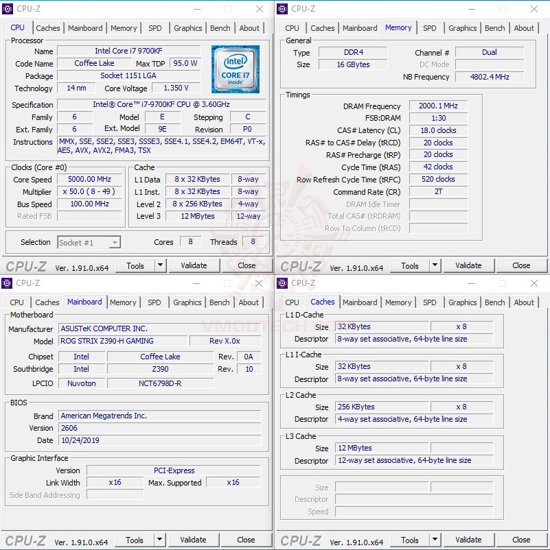 cpuid oc INTEL CORE i7 9700KF PROCESSOR REVIEW