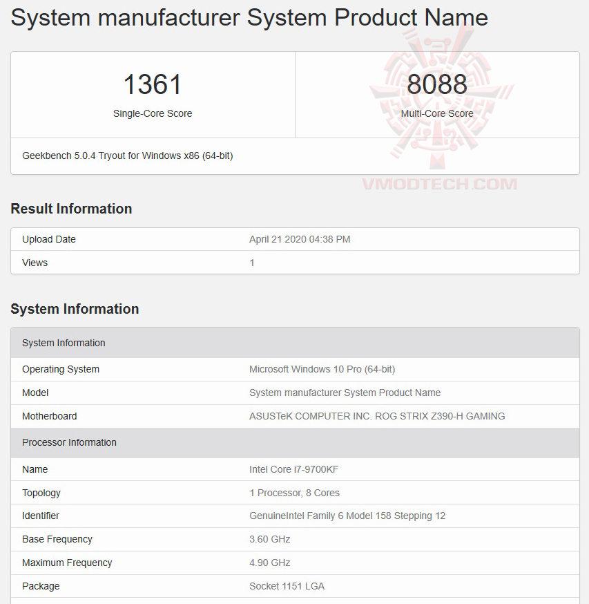 geek5 INTEL CORE i7 9700KF PROCESSOR REVIEW
