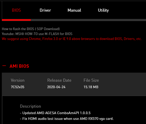 untitled 2 AMD ออกไบออสเวอร์ชั่นใหม่ AGESA 1.0.0.5 BIOS Firmware รองรับการทำงานซีพียู Ryzen 3 3100 และ 3300X ในเมนบอร์ด MSI ในรุ่น B450 เกือบทุกรุ่น 