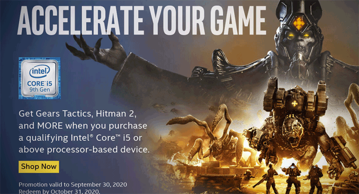 untitled-2 untitled 2 ลือ!! อินเทลเตรียมจัดโปรโมชั่นสุดพิเศษ Accelerate Your Game โดยแจกบันเดิลเกมส์และโปรแกรมมากมายกับผู้ซื้อซีพียู Intel Core i5 ขึ้นไปเร็วๆนี้