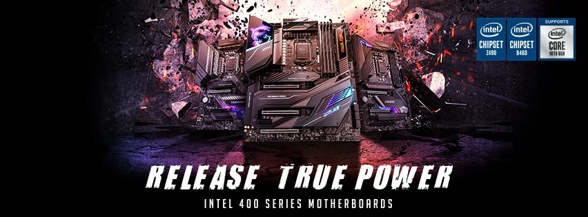 1 1 ปลดปล่อยพลังที่แท้จริงไปกับเมนบอร์ด MSI 400 Series รุ่นใหม่ล่าสุดพร้อมรองรับซีพียู Intel 10th GEN ที่กำลังจะเปิดตัวเร็วๆนี้