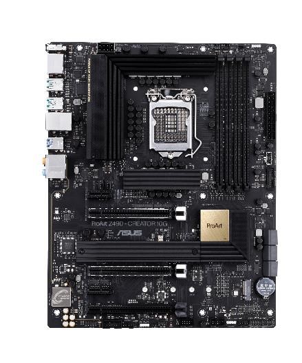 proart z490 creator 10g ASUS เปิดตัวเมนบอร์ด Z490 ซีรี่ส์รุ่นใหม่ล่าสุด พร้อมเพิ่มประสิทธิภาพให้กับ Intel® Core™ Processors เจนเนอเรชั่นที่ 10 ที่กำลังจะเปิดตัวในเร็วๆนี้
