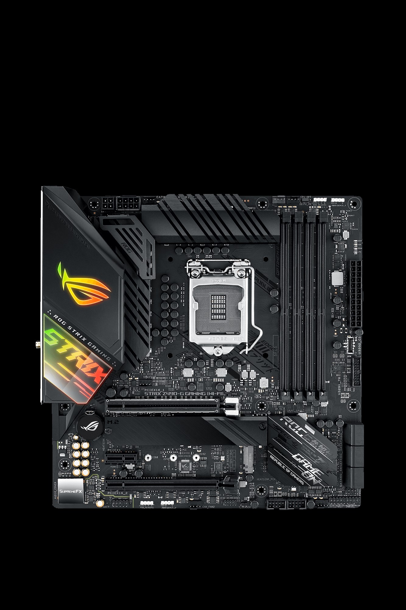 rog strix z490 g gaming wi fi ASUS เปิดตัวเมนบอร์ด Z490 ซีรี่ส์รุ่นใหม่ล่าสุด พร้อมเพิ่มประสิทธิภาพให้กับ Intel® Core™ Processors เจนเนอเรชั่นที่ 10 ที่กำลังจะเปิดตัวในเร็วๆนี้